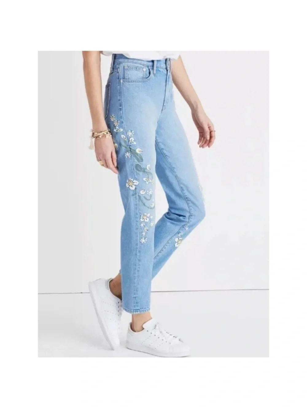 Madewell The Perfect Vintage Jean Embroidered Edition Size 26 - Picture 2 of 8
